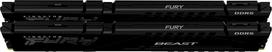 Kingston FURY Beast Juodas (Black) 128GB (2x64GB) 5600MHz DDR5 CL40 DIMM