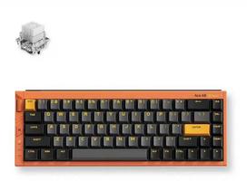 MCHOSE Ace 68 Turbo Full-aluminum Esports Magnetinė Hall Effect (Galaxy Oranžinis) - Mount Tai Magnetic Switch