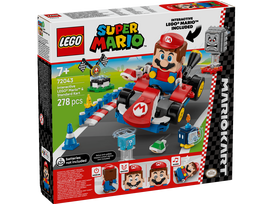 lego mario - LEGO Super Mario 72043 Mario Kart – interaktyvus LEGO Mario ir Standartinis Kart - 8 nuotrauka
