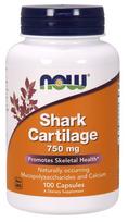 NOW Shark Cartilage, ryklio kremzlės, 750 mg, 100 kapsulių