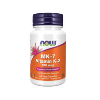 vitaminai -  NOW Vitamin K-2 (MK7) 100mcg 60 Kapsulių, (60 porcijų). - 1 nuotrauka
