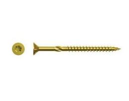 Medsraigčiai TORX 25, geltonai cinkuoti, 5,0 x 70/40 mm, 15 vnt.