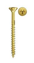 Medsraigčiai PZ, geltonai cinkuoti, nepilno sriegio su freza, 3,0 x 40 mm, 25 vnt.