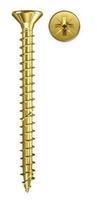 Medsraigčiai PZ, geltonai cinkuoti, 3,5 x 25 mm, 50 vnt.