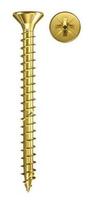 Medsraigčiai PZ, geltonai cinkuoti, 3,5 x 20 mm, 100 vnt.