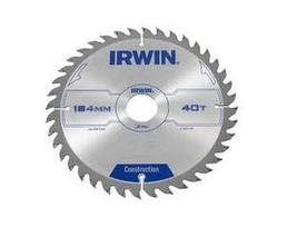 medzio pjovimo diskai 184 - Medžio pjovimo diskas IRWIN 184 mm, 40 dantų, 30/20/16 mm - 1 nuotrauka