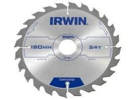 200 pjovimo diskas - Medžio pjovimo diskas IRWIN 180 mm, 24 dantų, 30/20/16 mm - 1 nuotrauka