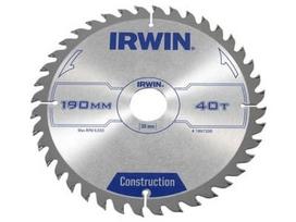 Medžio pjovimo diskas IRWIN 190 mm, 40 dantų, 30/20/16 mm