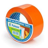 Glaistymo juosta FOLSEN, oranžinė, PVC, 50 mm x 33 m
