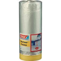 Apsauginė dažymo plėvelė su lipnia juosta TESA, 1,4 x 14 m, lauko darbams