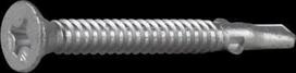 savisriegiai - Savisriegiai ESSVE CorrSeal Ving, 6,3 x 60 mm, su sparneliais, 200 vnt. - 1 nuotrauka