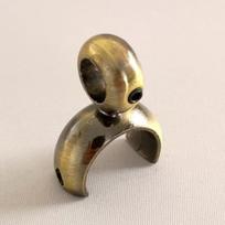 Karnizo laikiklis MINI, metalinis, send. aukso sp., Ø19 mm, 2 vnt.