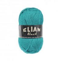 Mezgimo siūlai ELIAN Klasik, tamsiai žalios sp., 100 % akrilas, 50 g, 125 m