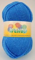 Mezgimo siūlai ELIAN Wendy, žydros sp., 85 % akrilas, 15 % vilna, 100 g, 190 m