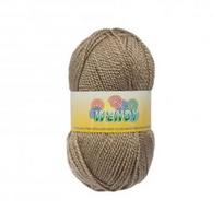 Mezgimo siūlai ELIAN WENDY, rusvos sp., 85 % akrilas, 15 % vilna, 100 g, 190 m