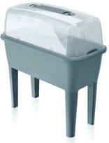 Plastikinis vazonas RESPANA PLANTER SET, su kojelėmis, pilkos sp., 77 x 38,7 x 82 cm