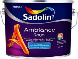 Sienų dažai SADOLIN AMBIANCE ROYAL, BC bazė, bespalviai, visiškai matiniai, 2,33 l