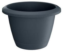 Plastikinis vazonas RESPANA BASIC, antracito sp., 29,5 x 22,1 cm