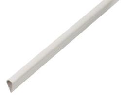 Plastikinis profiliuotis, baltos sp., 484859, 15 x 0,9 x 1000 mm
