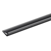 Kampo apsaugos profiliuotis 426859 , PVC, 10 x 7 X 1500 mm, juodos sp