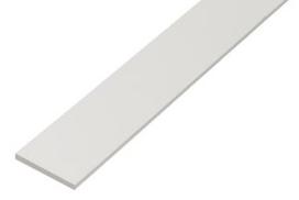 Plastikinis profiliuotis, baltos sp., 463274, 25 x 2,0 x 2600 mm