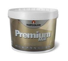 Sienų ir lubų dažai TOPCOLOR PREMIUM MAT, matiniai, baltos sp.,10 l