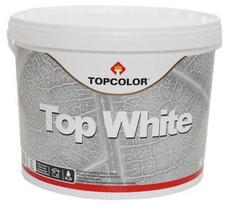 Lubų dažai TOPCOLOR TOP WHITE, visiškai matiniai, batos sp., 10 l