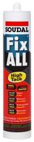 Klijuojantis hermetikas SOUDAL FIX ALL HIGH TACK, baltos sp., 290 ml