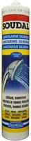 Sanitarinis silikoninis hermetikas SOUDAL SILIRUB S, bespalvis, 280 ml