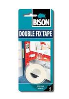 Lipni juostelė BISON DOUBLE-FIX, dvipusė, 19 mm x 1,5 m