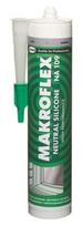 Neutralus silikoninis hermetikas MAKROFLEX NA 109, baltos sp., 300 ml