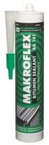 Bituminis hermetikas MAKROFLEX BA 141, juodos sp., 300 ml
