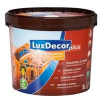 Medienos impregnantas LUXDECOR, raudonmedžio sp., 5 l
