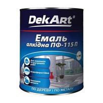 Universalūs emaliniai dažai DEKART PF-115P, žalios sp., 2,8 kg