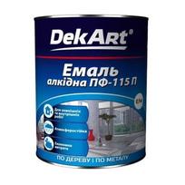 Universalūs emaliniai dažai DEKART PF-115P, baltos sp., 900 g