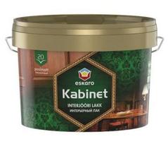 Sienų ir lubų lakas ESKARO KABINET 20, pusiau matinis, 2,4 l
