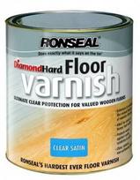 Medinių grindų lakas RONSEAL DIAMOND, pusiau matinis, bespalvis, 5 l