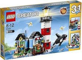 LEGO Creator Švyturio salos statybinių kaladėlių žaislas 31051