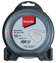 valas zoliapjoves - Apvalus žoliapjovės pjovimo lynas MAKITA, 1,3 mm x 15 m - 1 nuotrauka