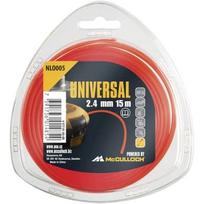 Apvalus žoliapjovės pjovimo lynas UNIVERSAL NLO005, 2,4 mm x 15 m