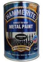 Metalo dažai HAMMERITE HAMMERED FINISH, sidabro sp., 5 l