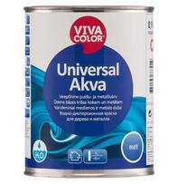dazai medienai - Metalo ir medienos dažai VIVACOLOR UNIVERSAL AKVA, matiniai, A bazė, 2,7 l - 1 nuotrauka