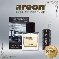 Automobilinis oro gaiviklis AREON CAR PERFUME, 50 ml, Silver