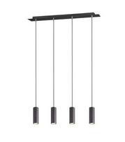 TRIO MARLEY, 4 x GU10, 35 W, h150 cm, juodos sp.