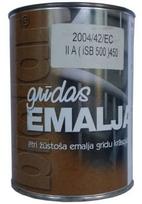 Greitai džiūstantys emaliniai grindų dažai BIOLAR, pilkos sp., 800 ml