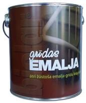 Greitai džiūstantys emaliniai grindų dažai BIOLAR, pilkos sp., 2,4 l