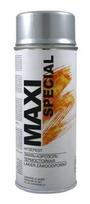 pilki aerozoliniai dazai - Purškiami dažai atsparūs aukštai temperatūrai MAXI COLOR 8000C, sidabro sp., 400 ml - 1 nuotrauka