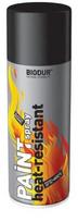 Purškiami atsparūs aukštai temperatūrai emaliniai dažai BIODUR 600°C, juodos sp., 400 ml