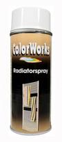 Purškiami dažai radiatoriams COLOR-WORKS, baltos sp., 400 ml