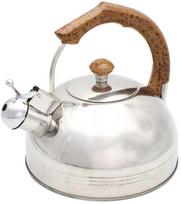 Brunbeste BB-2270 Plieninis virdulys su švilpuku 2.5L Medinė rankena